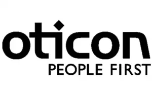 Logo des Hörgeräte Oticon